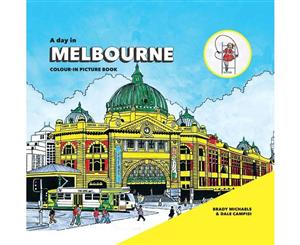 A Day in Melbourne  Adult Colouring & Activity Books