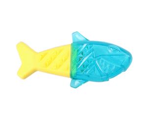 AB Tools Chillout Cool Soak Shark Dog Toy Heat Relief Puppy Teething Play Time 6x17cm