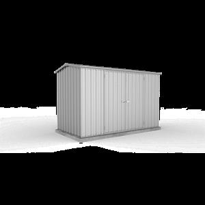 Absco Sheds 3.00 x 1.52 x 1.95m Premier Double Door Shed - Zincalume