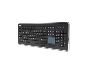 Adesso Wireless Keyboard with Touchpad Desktop 104-key US Layout Req 2xAAA Batteries