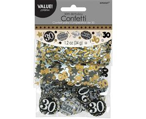 Amscan 1.2Oz Gold Sparkling 30Th Birthday Confetti (Gold) - SG12475