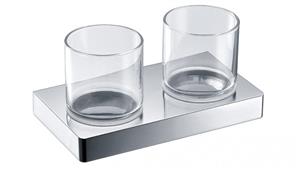 Arcisan Zara Chrome Double Glass Holder