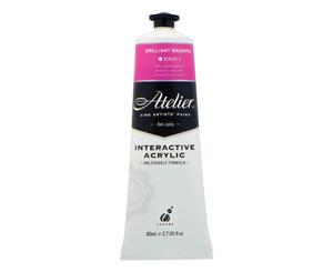 Atelier Interactive Acrylic Paint 80ml S3 - Brilliant Magenta