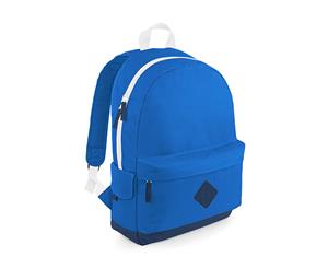 Bagbase Heritage Retro Backpack / Rucksack / Bag (18 Litres) (Bright Royal) - BC2543