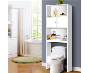 Bathroom Storage Cabinet Organiser Laundry Cupboard Toilet Space Saver Shelf