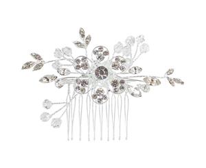 Bella Krystal - Women's Aria Crystal Floral Vine Hair Comb