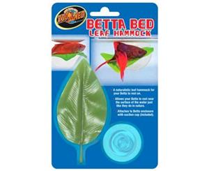 Betta Fish Plastic Plant Bed Leaf Hammock by Zoo Med