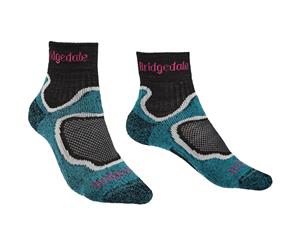 Bridgedale Womens Trail Sport Light Merino Cool Hiking Socks - Turquoise