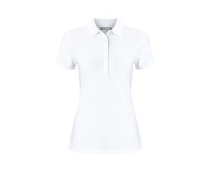 Callaway Youth Girls Solid Polo - Bright White - Juniors