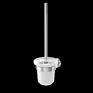 Caroma Chrome Cosmo Toilet Brush and Holder