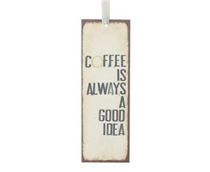 Coffee Metal Bookmark (Cream) - HS714