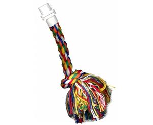 Cotton Rope Bird Perch Banana Flavoured 20mm x 23cm Knot-A-Rope (Living World)