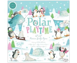 Craft Consortium Double-Sided Paper Pad 12in x 12in 40 pack - Polar Playtime