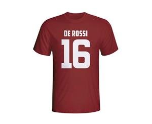 Daniele De Rossi Roma Hero T-shirt (maroon)