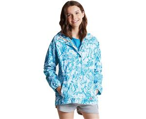 Dare 2b Girls Launder Light Showerproof Water Repellent Coat Jacket - Sea Breeze