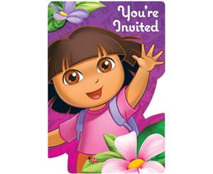 Dora the Explorer Invitations 8 Pack