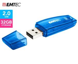 EMTEC C410 Color Mix USB 2.0 32GB Flash Drive - Blue