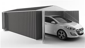 EasyShed 7530 Garage Shed - Slate Grey