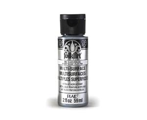 Folk Art Multisurface Metallic Acrylic Paint - Silver Sterling - 2 Oz