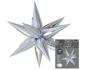 Glitz starburst Silver 70cm