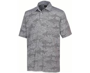 Greg Norman Shark Jacquard Polo - Stirling Heather - Mens