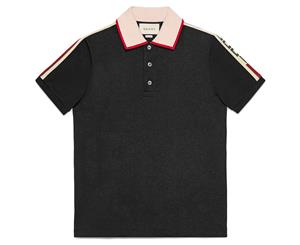 Gucci Men's Logo Polo Tee / T-Shirt / Tshirt - Blue