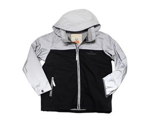 Horseware Kids Reflective Corrib Jacket Coat Top - Grey Reflective