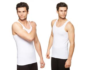 Hugo Boss Men's Tank Top 2-Pack - White