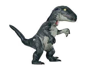 Jurassic World Velociraptor Blue Inflatable With Sound Adult Costume