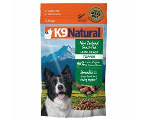 K9 Natural Grain Free Dog Food Topper - Lamb 142g