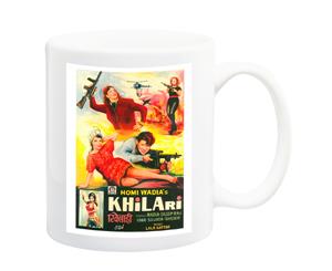 Khilari Indian Bollywood Movie Poster Mug - 11 Fluid Oz