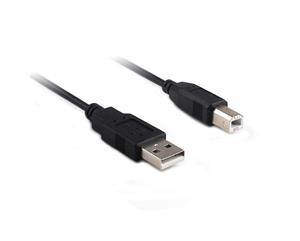 Konix 3M USB 2.0 AM/BM 28+24AWG Cable in Black