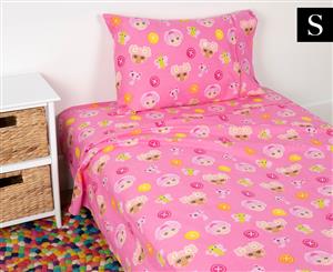 Lalaloopsy Jewel Single Bed Sheet Set - Pink