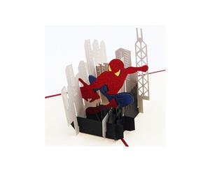 Laser Cut Handmade 3d Spiderman Greeting Card for All Occasions.