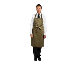 Le Chef Bib Apron Olive