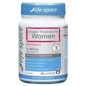 Life Space Urogen Probiotic For Women 60 Capsules