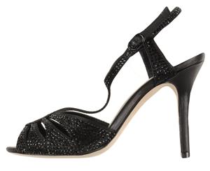 Lola Cruz Women's Rhinestone Sandal - Black