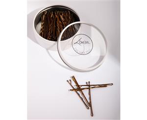 Lovisa Classic Brown Bobby Pin 100 Tin