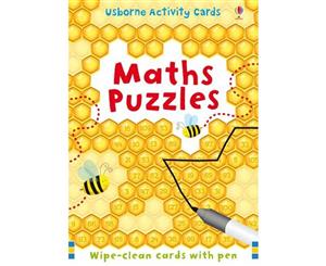 Maths Puzzles  Wipe-Clean Cards with Pen