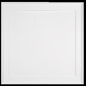 Mondella 900 x 900mm White Rococo Square Shower Base