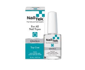 Nail Tek Quicken Fast Dry Top Coat (15ml)