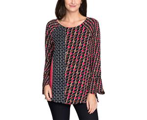 Nic+Zoe Mixed Dots Top