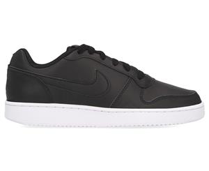 Nike Women's Ebernon Low Sneakers - Black/Black-White