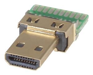 PCB Mount Micro HDMI Plug To suit the latest technology