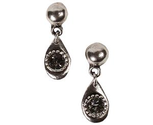 Philippe Audibert Tear Drop Earrings - Silver