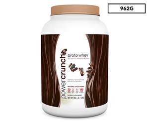 Power Crunch Proto Whey Protein Powder Double Chocolate 962g