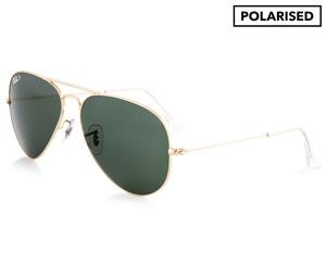 Ray-Ban Aviator Polarised Sunglasses - Gold