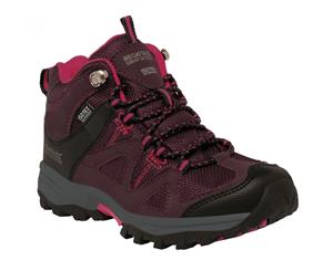 Regatta Great Outdoors Childrens/Kids Gatlin Mid Cut Walking Boots (Fig/Vivacious) - RG2291