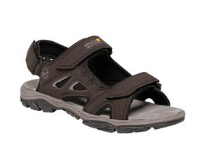 Regatta Mens Holcombe Vent Lightweight Open Walking Sandals - Peat/Prchmnt