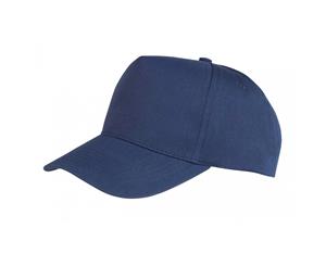 Result Headwear Childrens/Kids Boston 65/35 Polycotton Cap (Navy) - RW5158